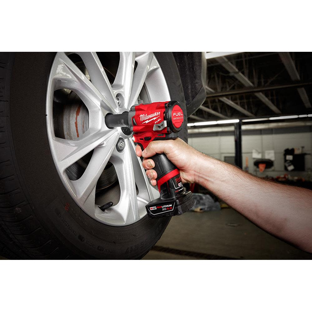 Milwaukee M12 FUEL Stubby 1/2 in. Impact Wrench - Ascmtools