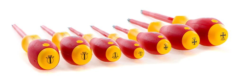 Wiha 7 Piece Insulated SoftFinish Screwdriver Set - Ascmtools