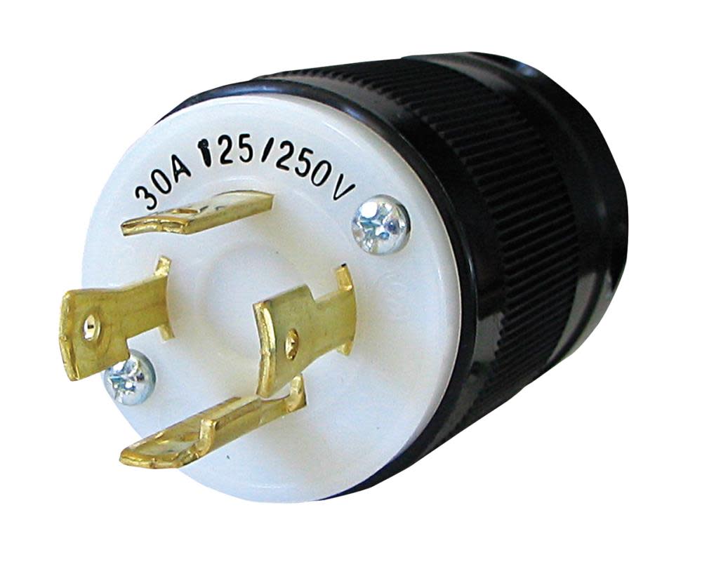 Voltec Locking Male 30amp Plug 3-Pole 4-Wire Grounding NEMA L14-30P - Ascmtools