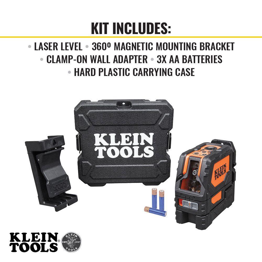 Klein Tools Self-Level Cross-Line Laser with Spot - Ascmtools