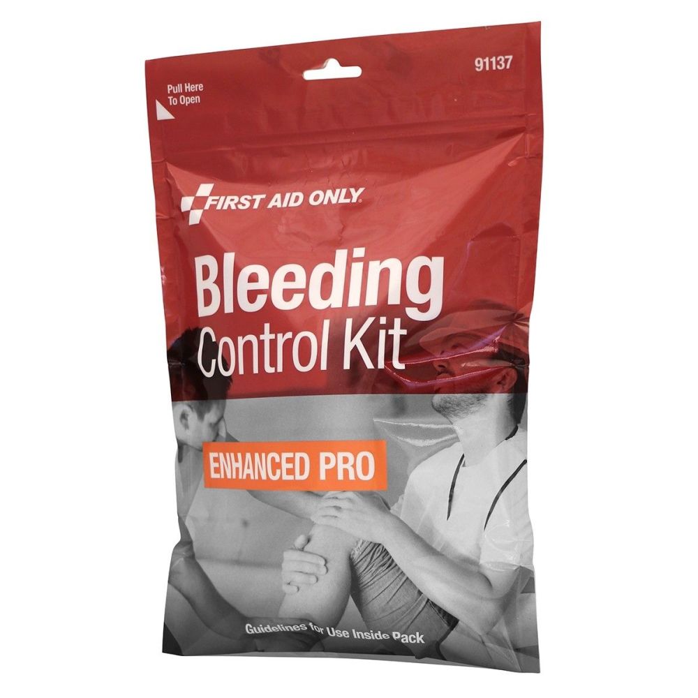 First Aid Only Enhanced Pro Bleeding Control Kit - Ascmtools