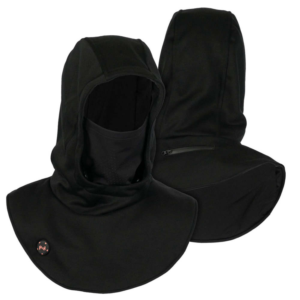 Mobile Warming 7.4V Unisex Heated Balaclava Black - Ascmtools