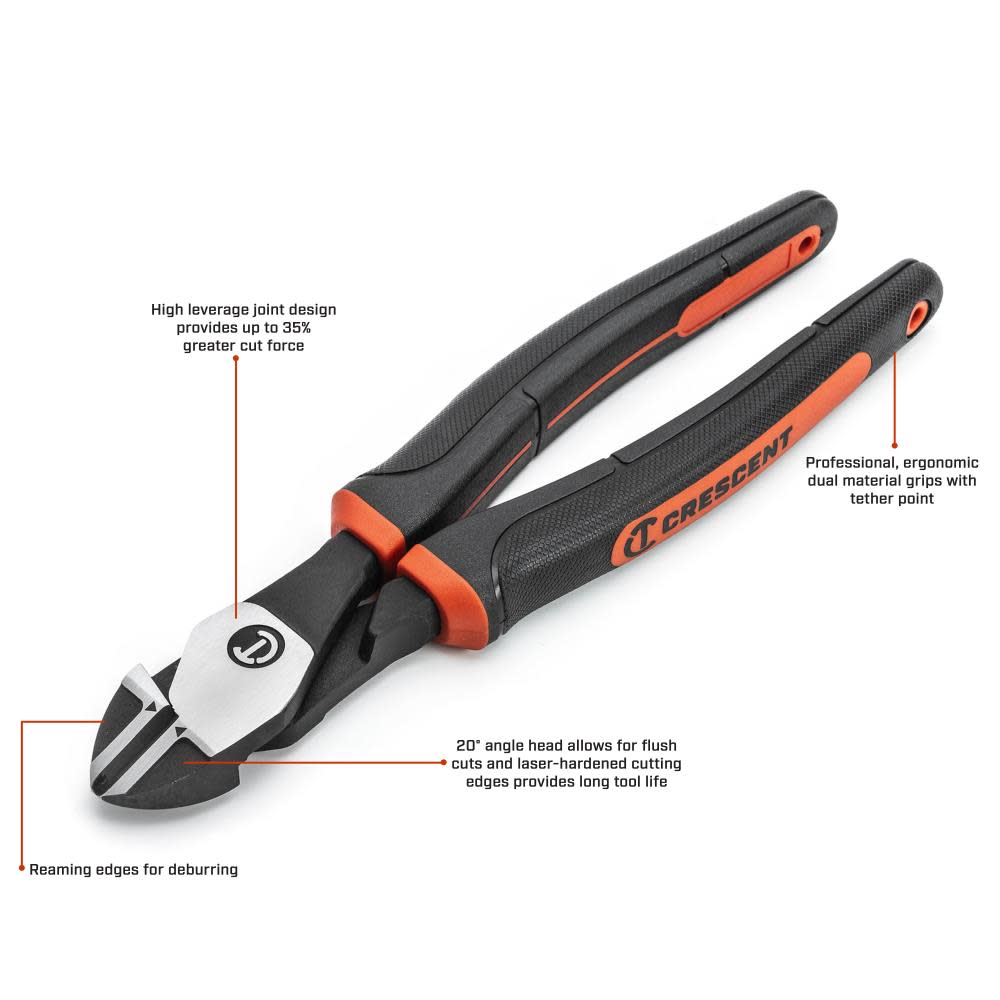Crescent 6″ Z2 Dual Material Diagonal Cutting Pliers - Ascmtools