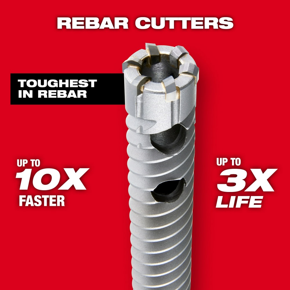 Milwaukee Straight Shank 3/8″ X 12″ Rebar Cutter - Ascmtools