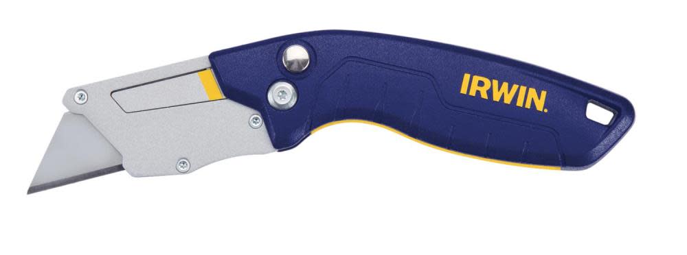Irwin ProFlip Utility Knife Compact Fixed Blade Folding - Ascmtools