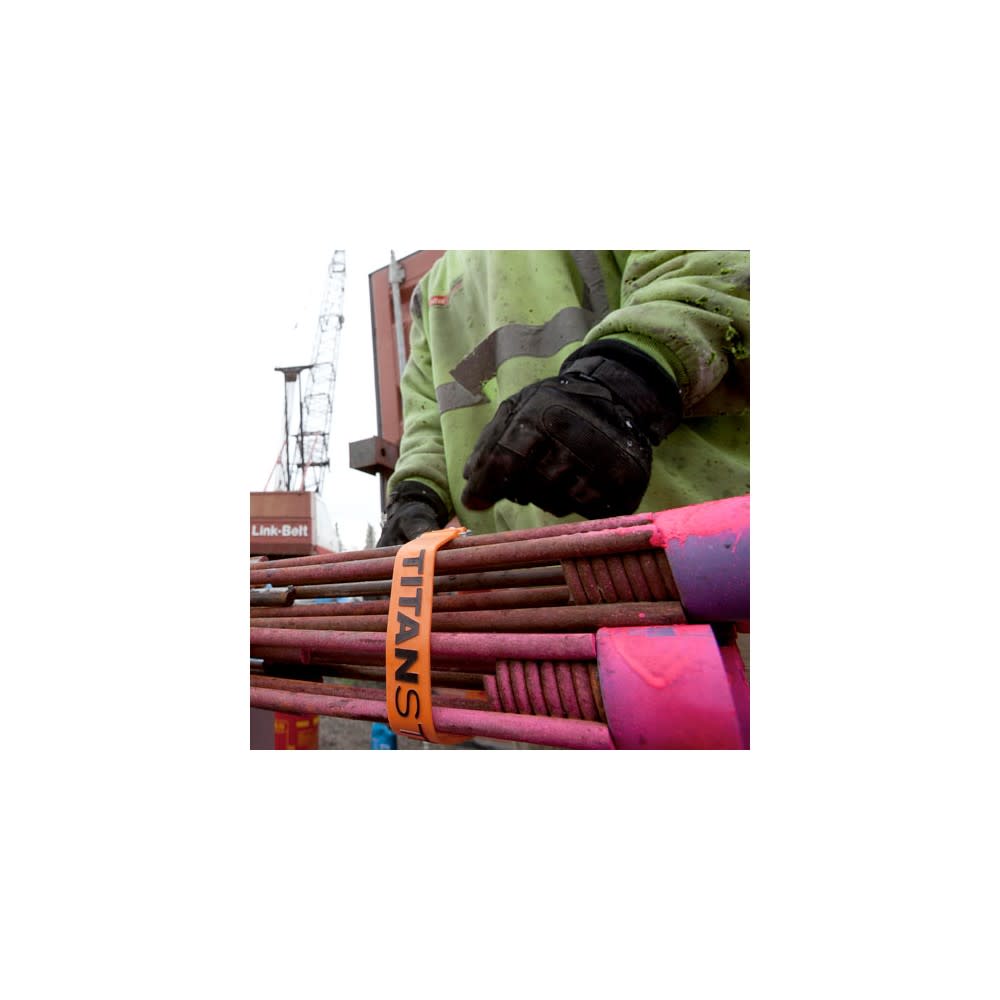 Titan Straps 25 In./64 Cm Orange Industrial Strap - Ascmtools