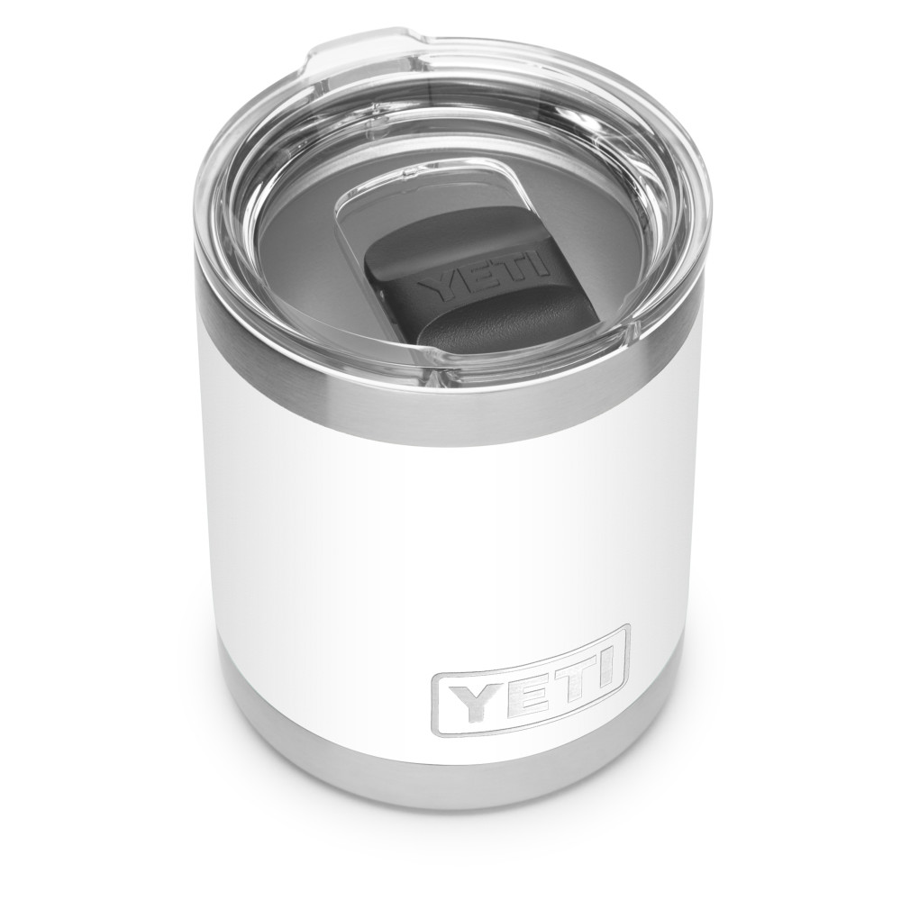 Yeti Rambler Lowball with MagSlider Lid 10oz White - Ascmtools