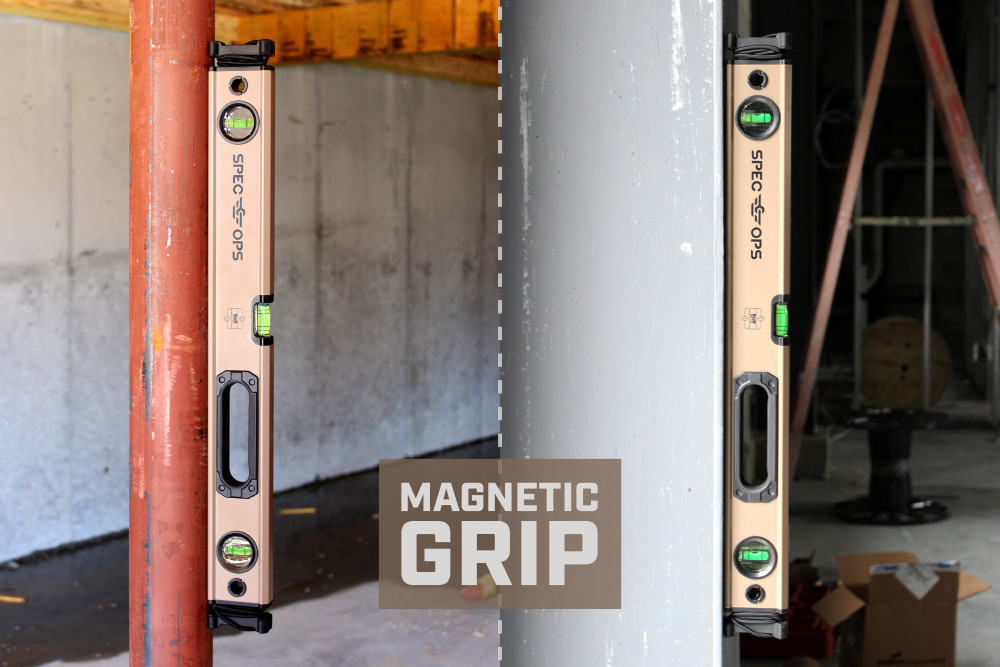 Spec Ops Tools Magnetic Box Beam Level with Bungee 24″ - Ascmtools