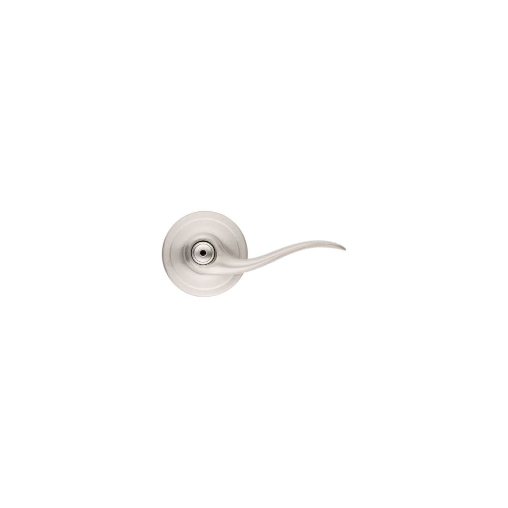 Kwikset Satin Nickel Bed/Bath Tustin Privacy Door Lever - Ascmtools
