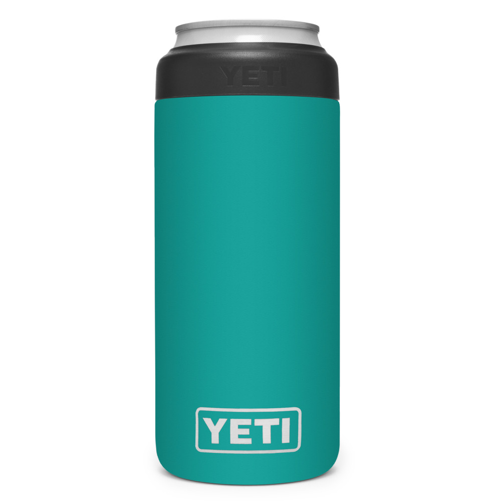 Yeti Rambler Colster Slim Can Insulator 12oz Aquifer Blue - Ascmtools