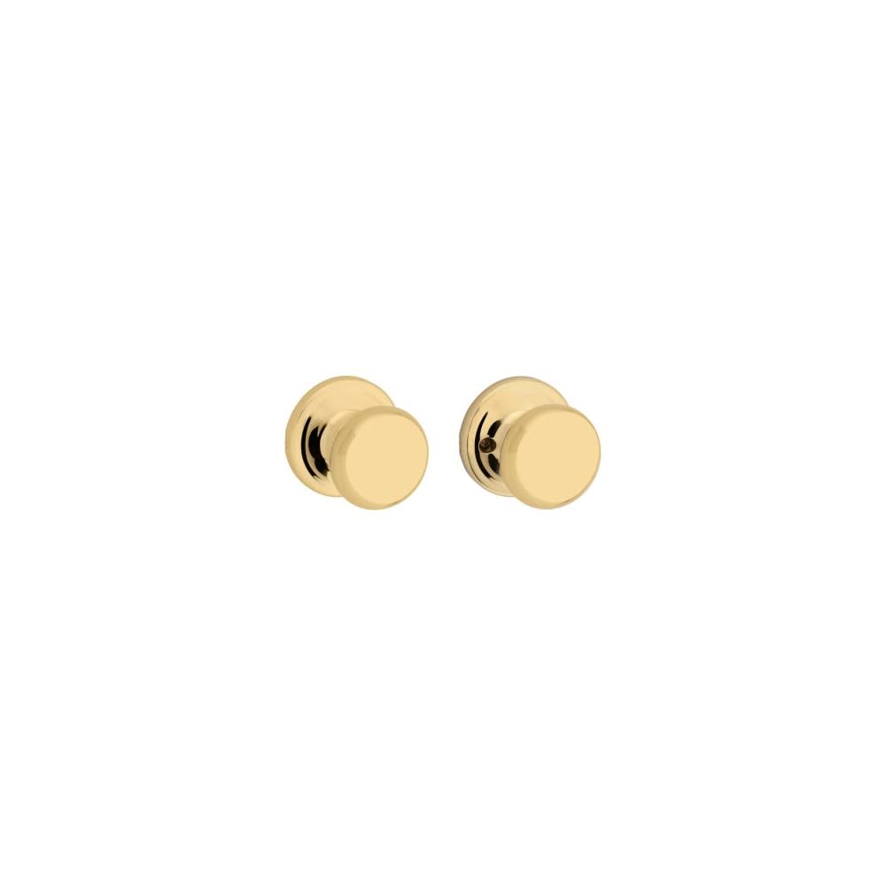 Kwikset Polished Brass Hall/Closet Juno Door Knob - Ascmtools