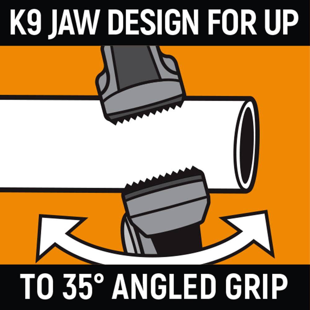 GEARWRENCH 16″ Tongue & Groove Pliers Pitbull K9 Straight Jaw Dipped Handle - Ascmtools
