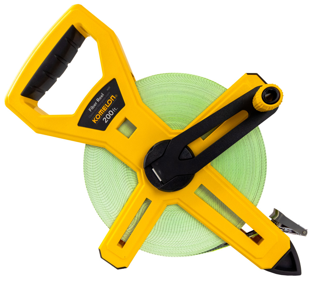 Komelon 200′ x 1/2″ Open Fiberglass Long Reel Tape - Ascmtools