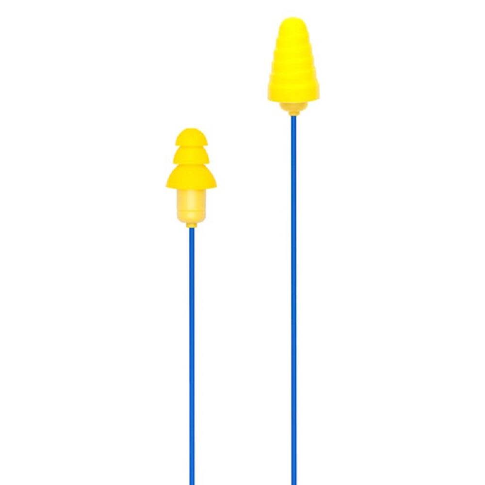 Plugfones Liberate 2.0 Noise Suppressing Wireless Headphones (Blue/Yellow) - Ascmtools