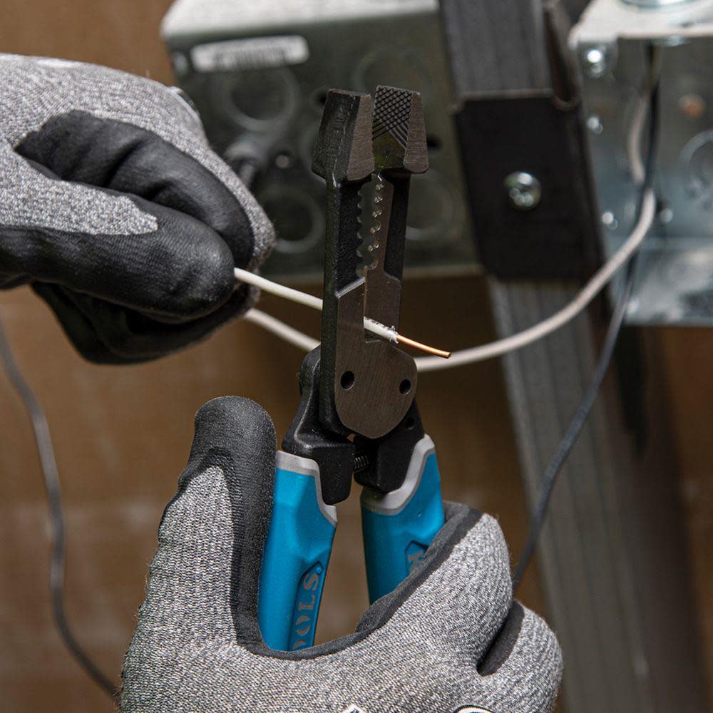 Klein Tools Klein-Kurve Heavy-Duty Wire Stripper 8-20 AWG - Ascmtools
