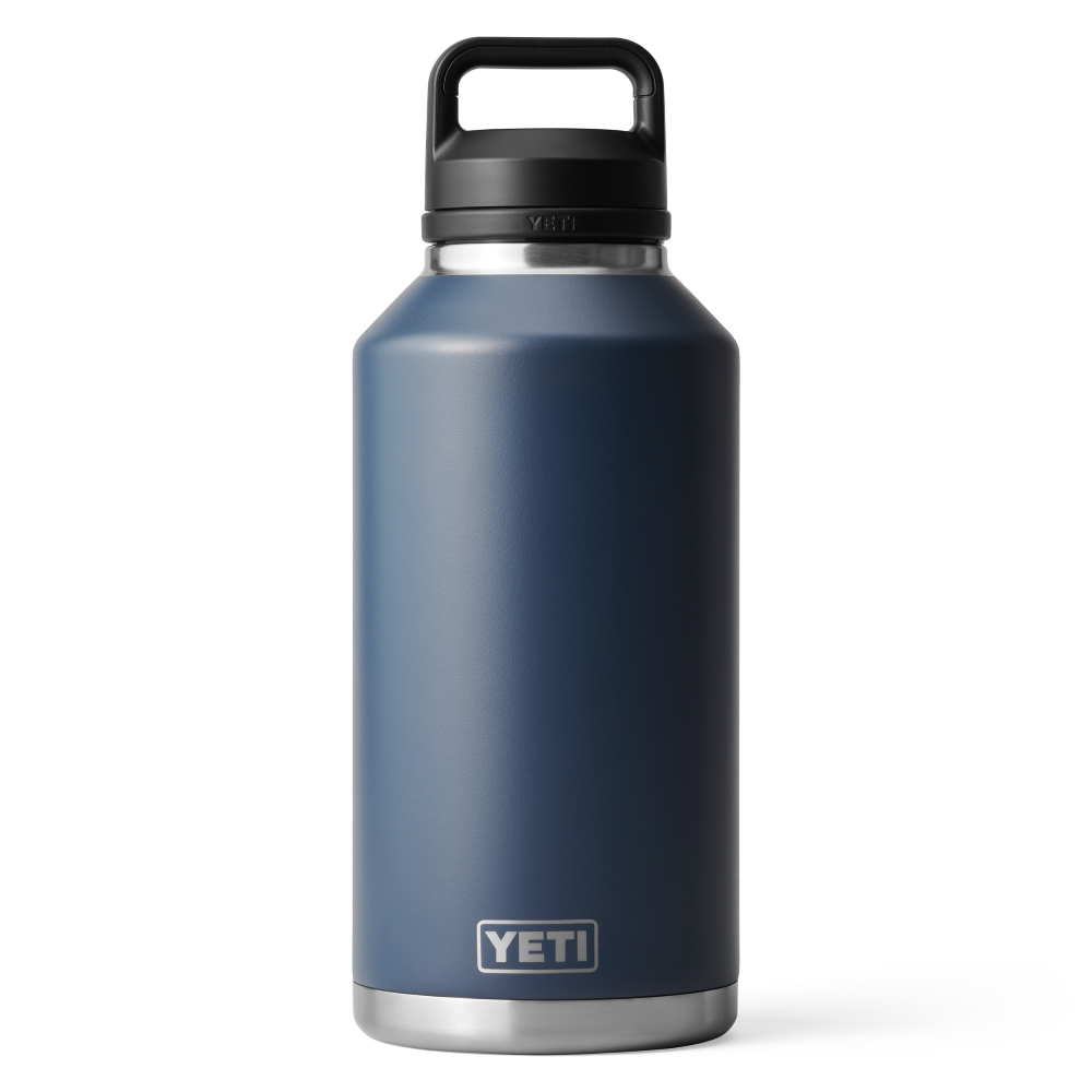 Yeti Rambler 64oz Bottle Navy Blue with Chug Cap - Ascmtools