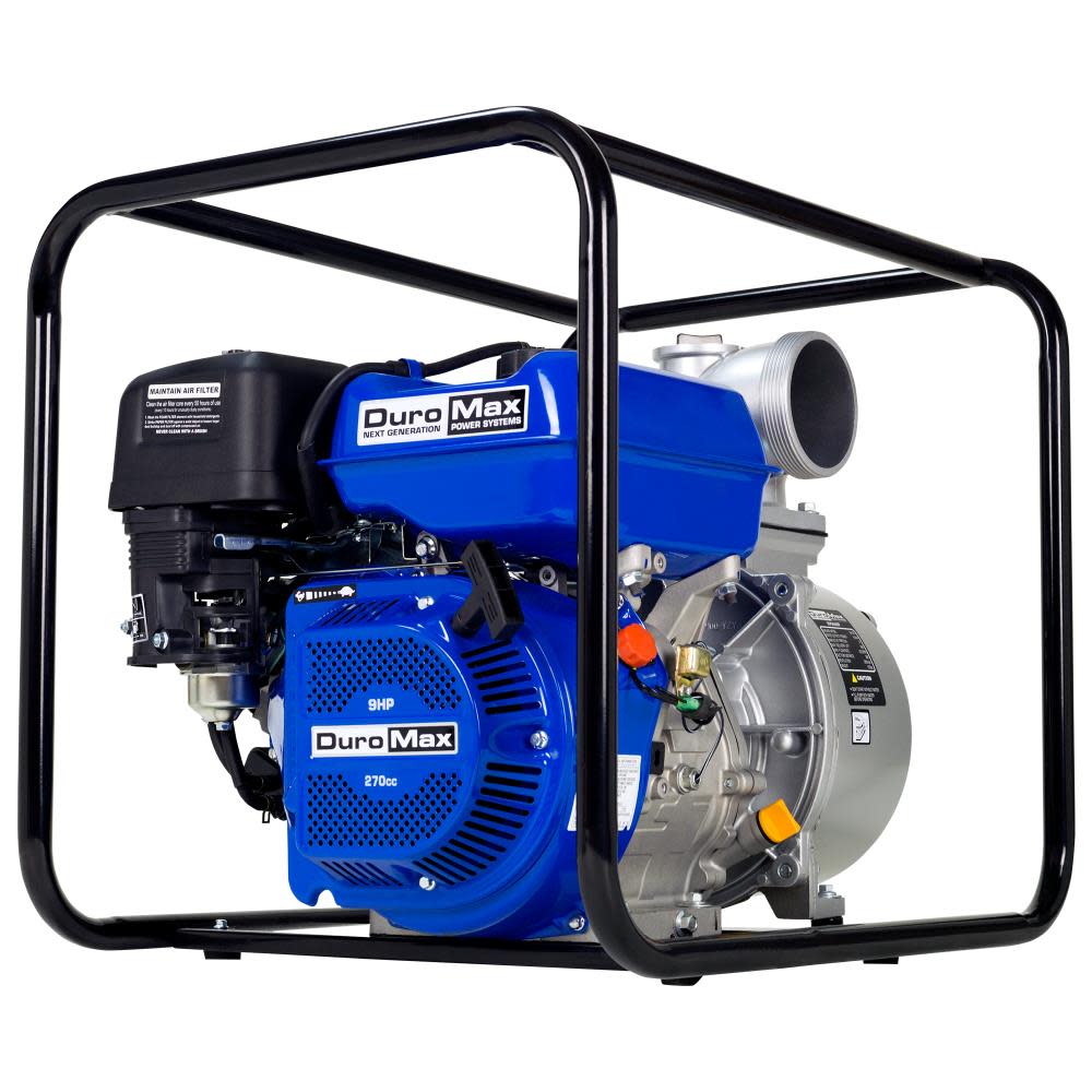 Duromax DuroMax270cc Gasoline Powered 4-in Water Pump - Ascmtools