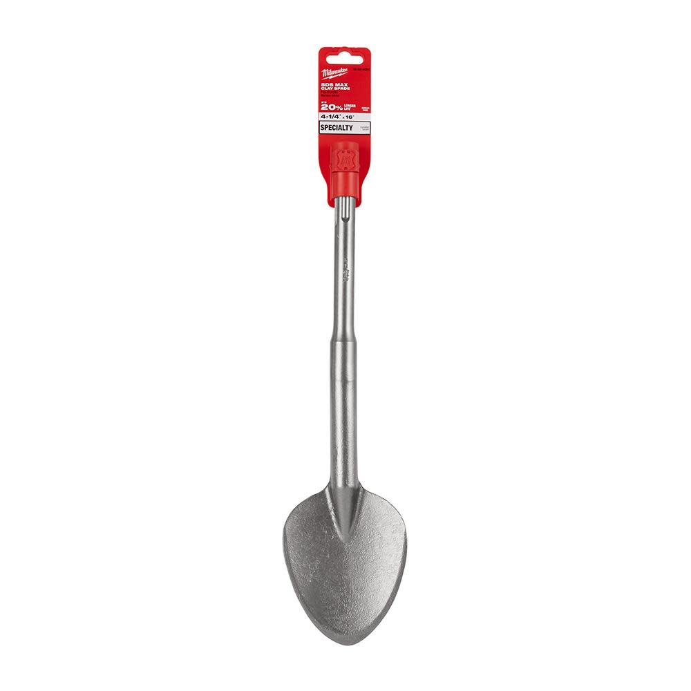 Milwaukee SDS-Max 4-1/4 in. x 16 in. Clay Spade - Ascmtools