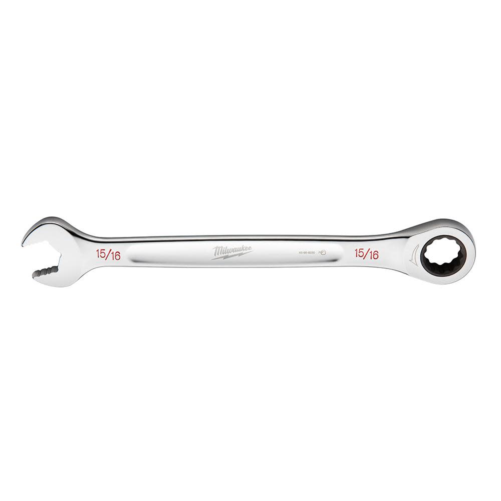 Milwaukee 15/16 in. SAE Ratcheting Combination Wrench - Ascmtools