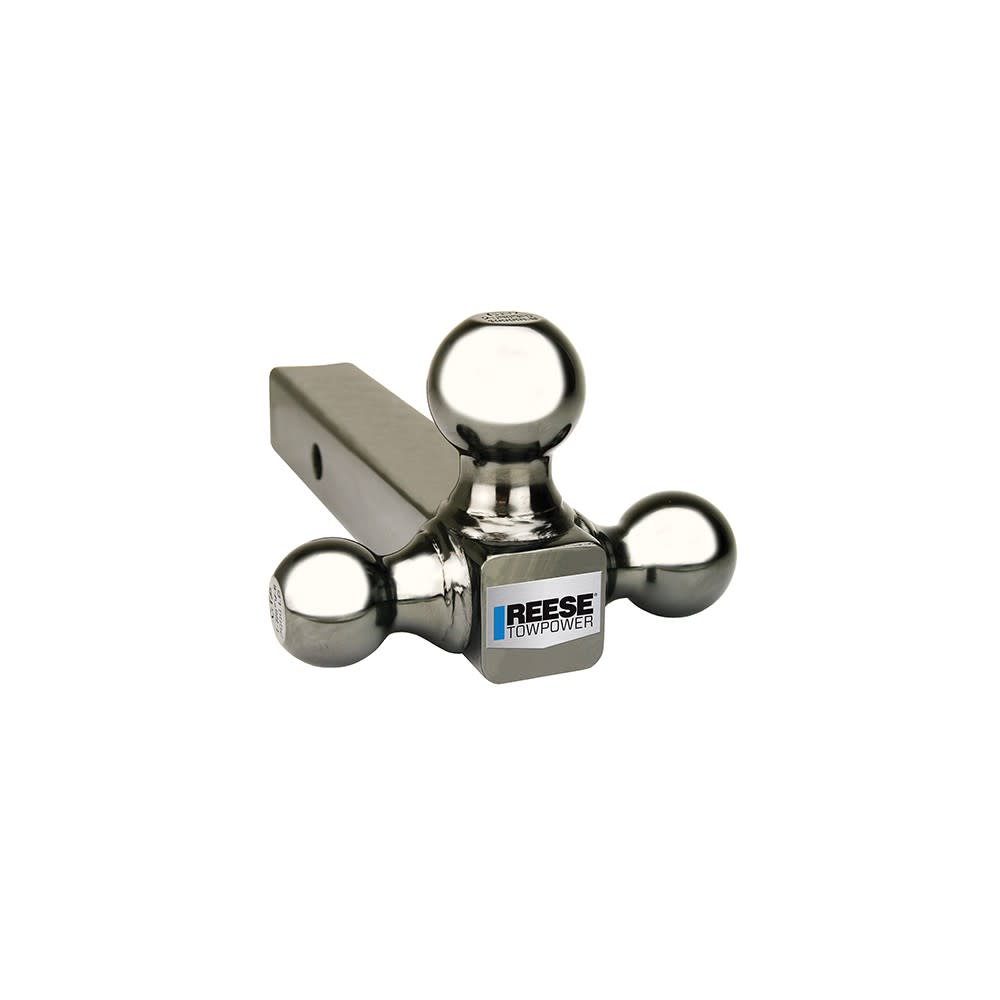 Reese 8″ 10000 lbs Tri Ball Trailer Hitch Ball Mount - Ascmtools