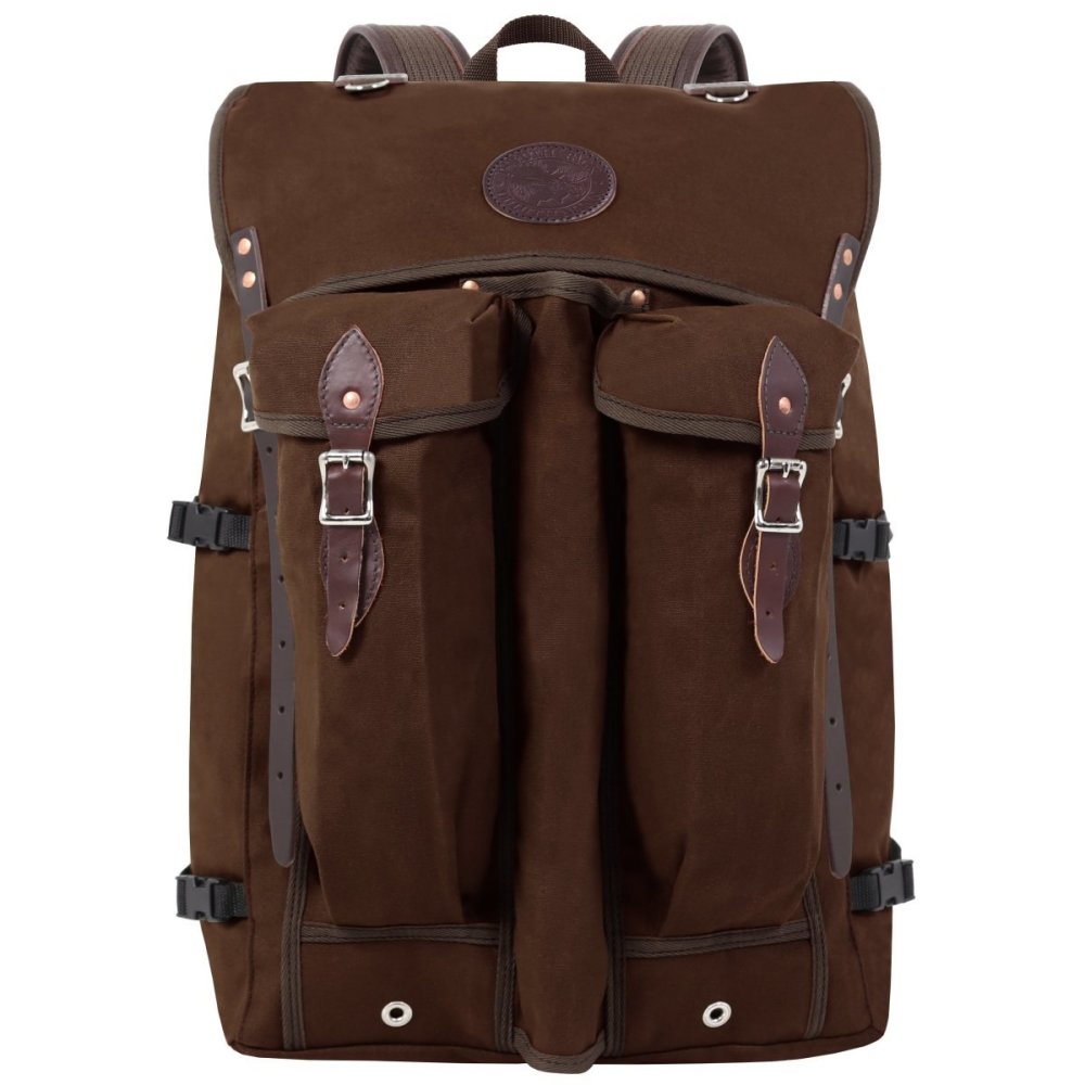 Duluth Pack 57 Liter Capacity Brown Canvas Bushcrafter Backpack - Ascmtools