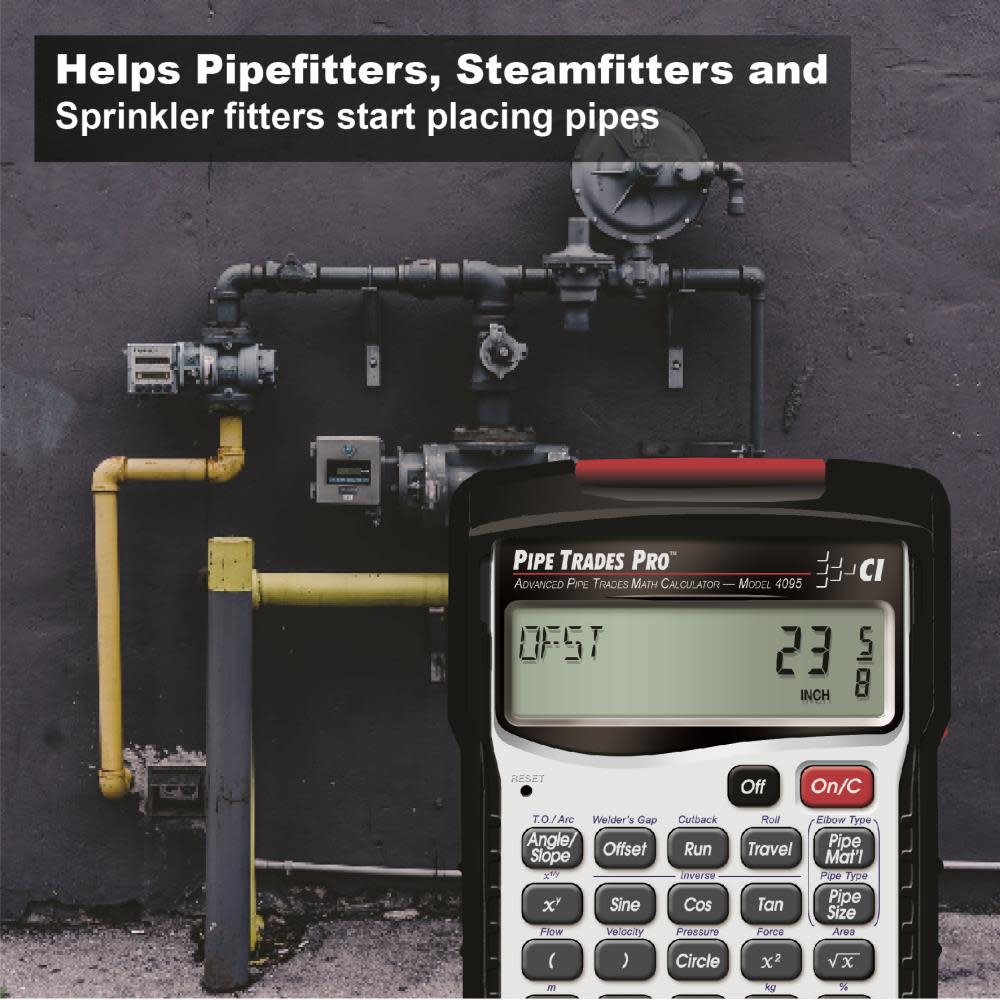 Calculated Industries Pipe Trades Pro Advanced Pipe Trades Math Calculator - Ascmtools