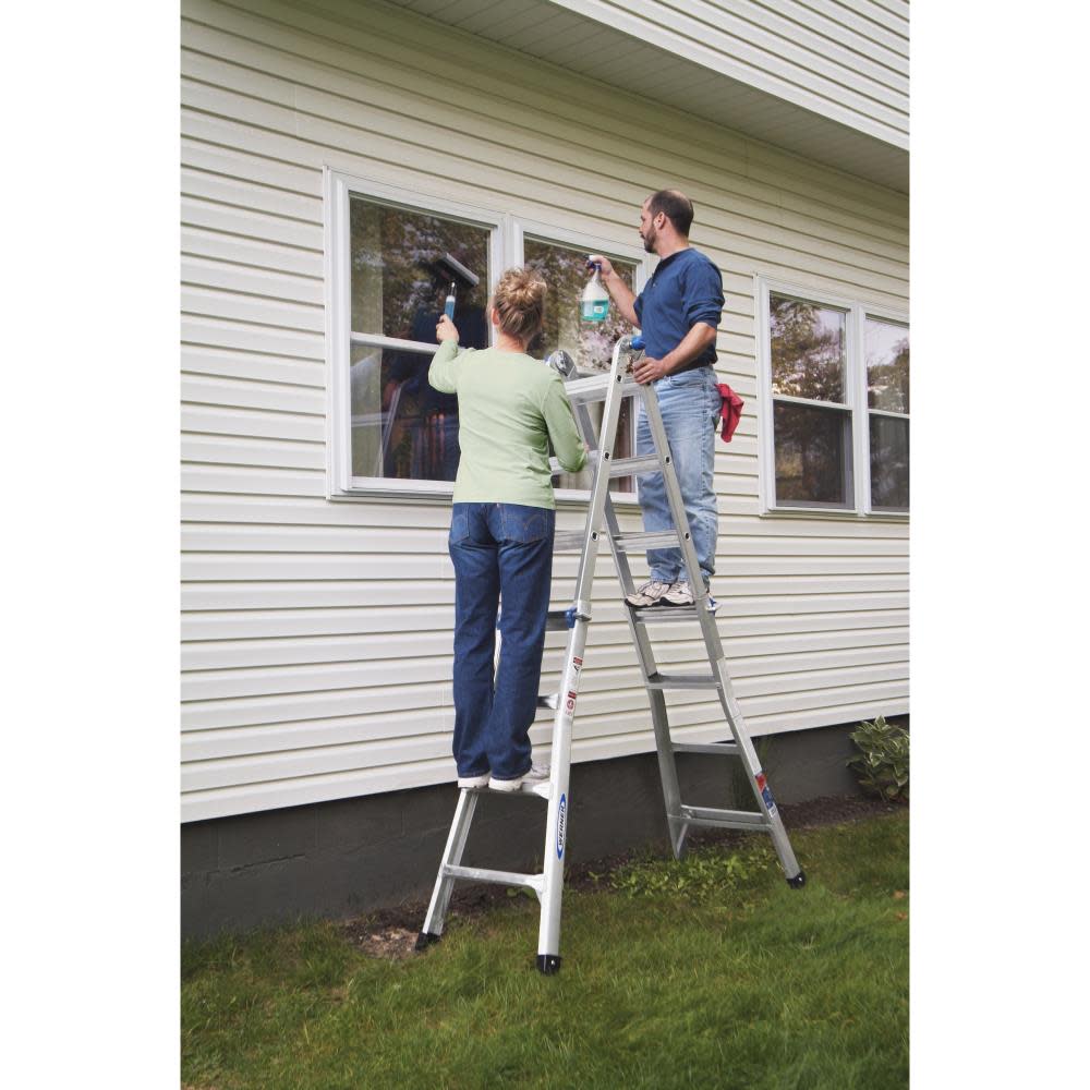 Werner 18 Ft. Reach Height Type IA Aluminum Multi-Position Ladder - Ascmtools