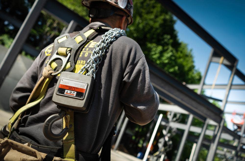 JET AL100-100-15 1 Ton Hand Chain Hoist with 15′ of Lift - Ascmtools