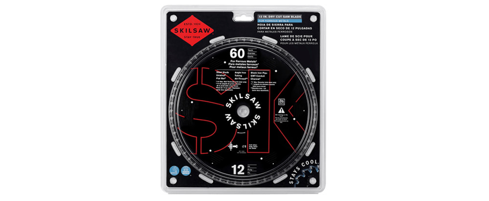 Skilsaw 12In X 60T DRY CUT METAL BLADE - Ascmtools