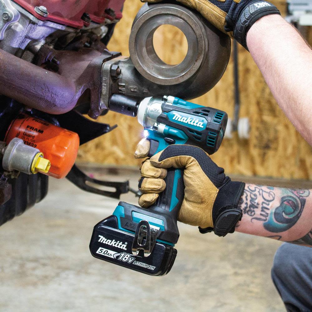 Makita 18V LXT 1/2″ Sq Drive Impact Wrench Kit with Detent Anvil - Ascmtools
