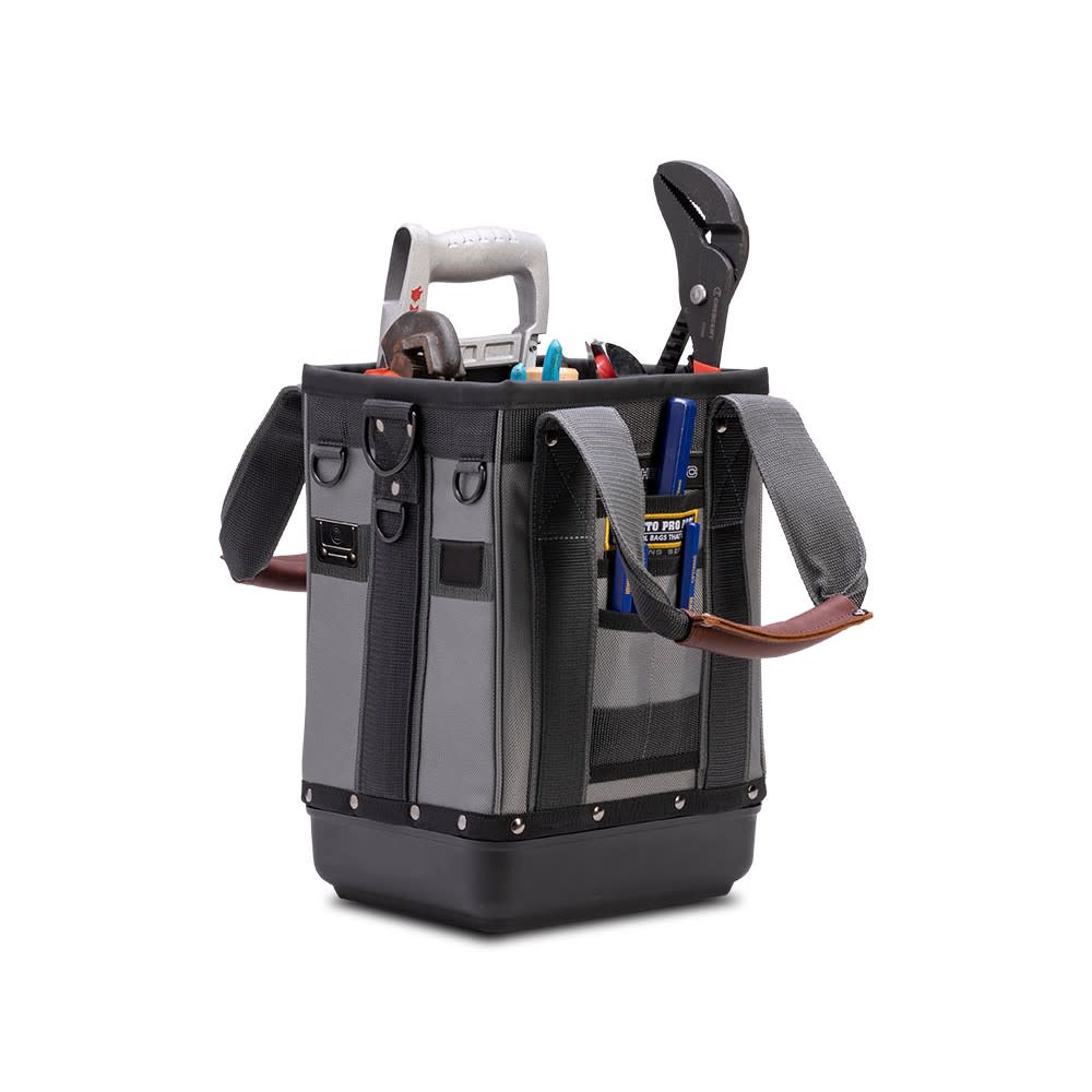 Veto Pro Pac 60 Lbs Medium Gray Open Top Plumbing Bag - Ascmtools