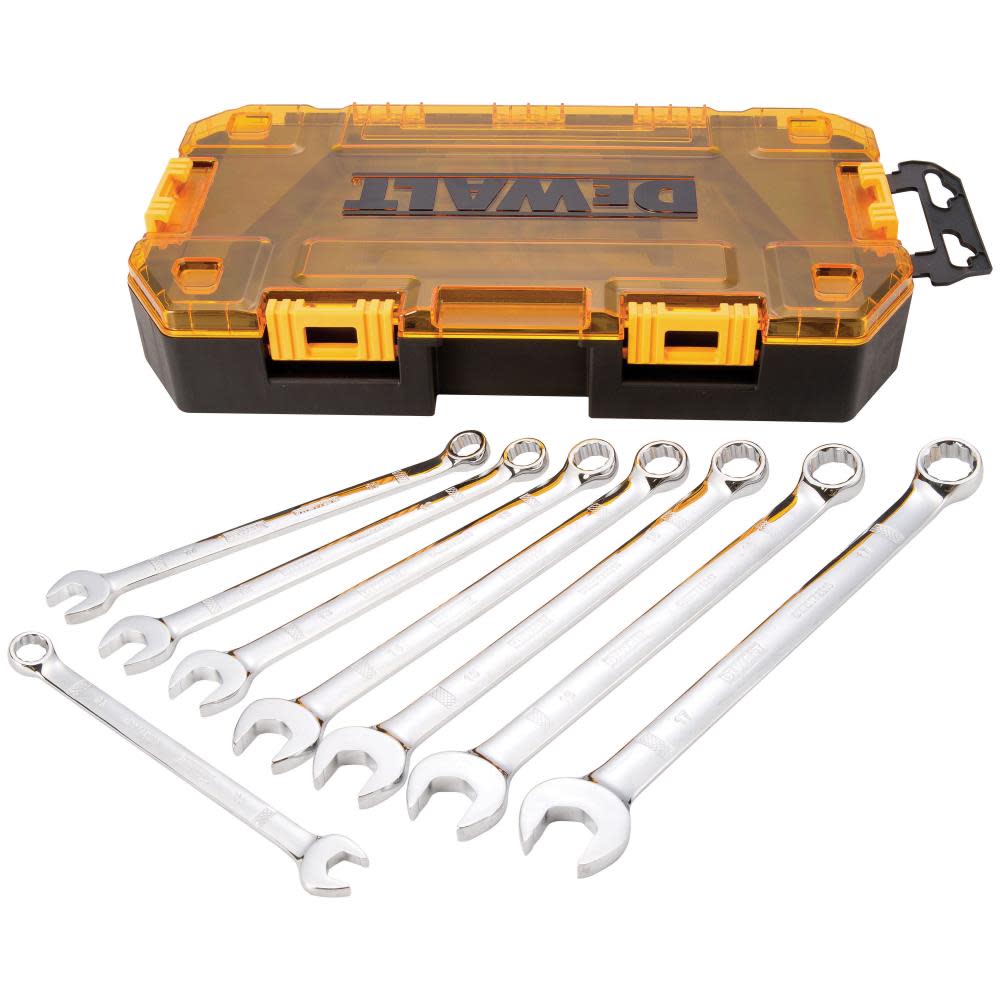 DEWALT 8 piece Metric Combination Wrench Set - Ascmtools