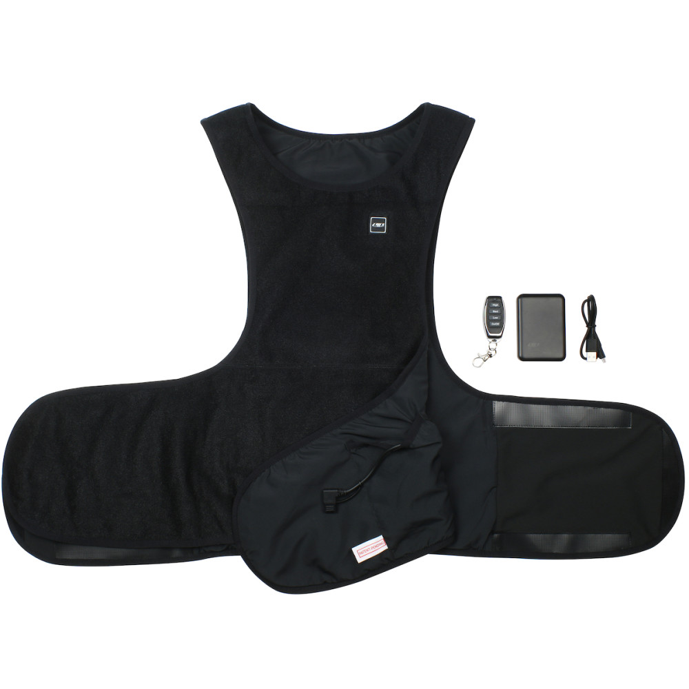 Protective Industrial Products Boss Therm Heated Vest Lightweight Black OSFM - Ascmtools