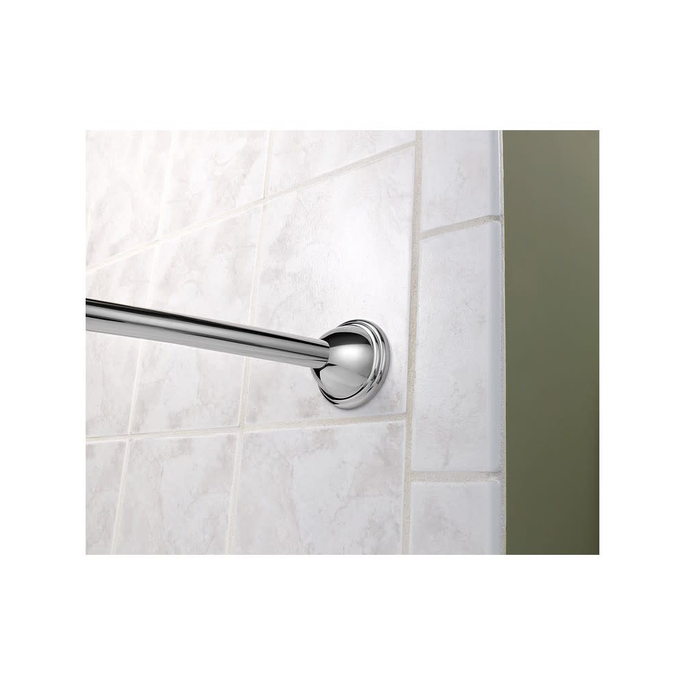 Moen Shower Rod Chrome 72″ Adjustable Curved - Ascmtools