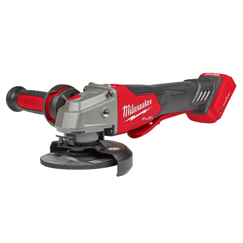 Milwaukee M18 FUEL 4 1/2″ / 5″ Braking Grinder Paddle Switch No Lock Bare Tool - Ascmtools