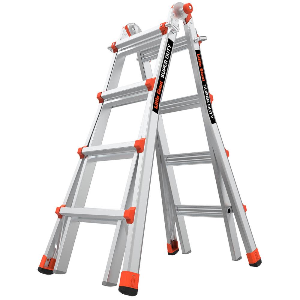 Little Giant Safety M17 17′ 1AA 375# Multi-Position Ladder - Ascmtools