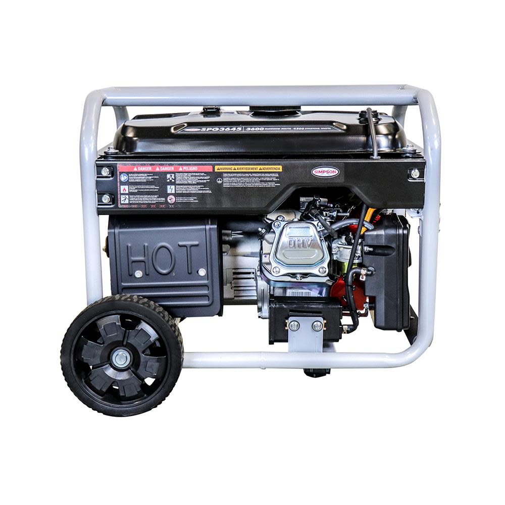 Simpson PowerShot Generator Portable 3600with 4500W - Ascmtools
