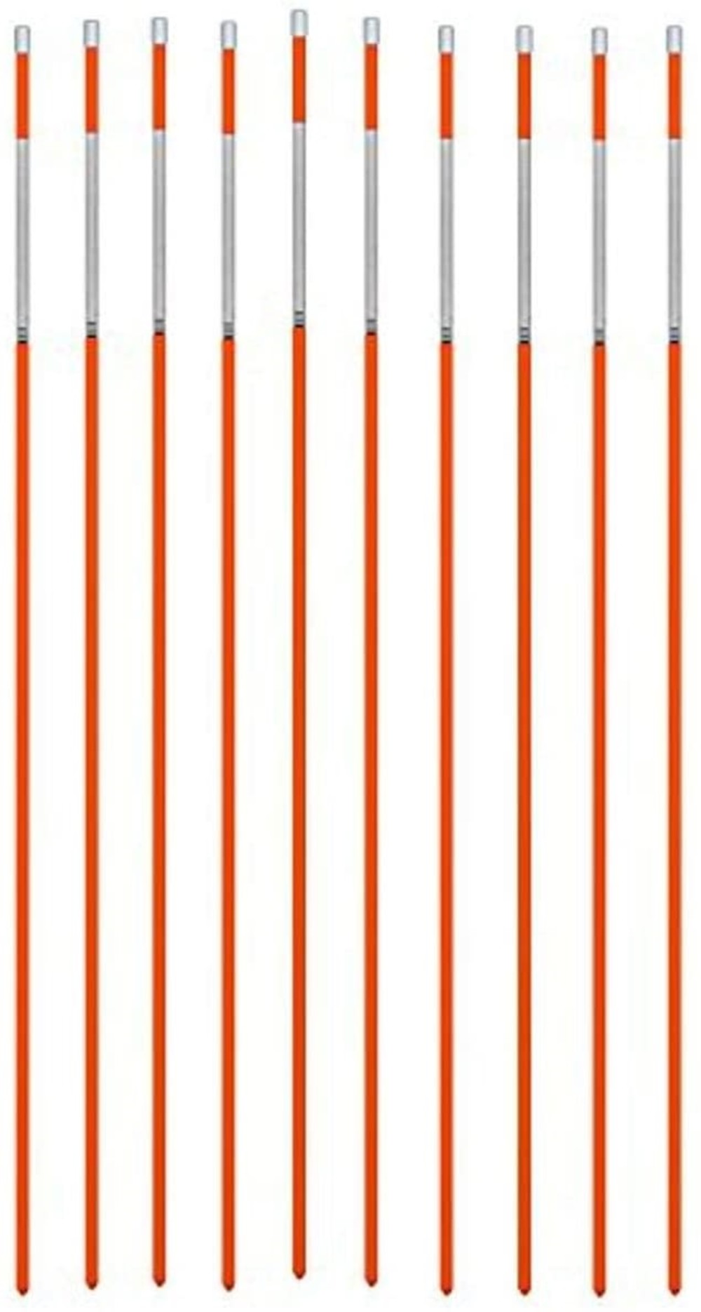 HY-KO 72 In. Orange Driveway Markers – 10 Pack - Ascmtools