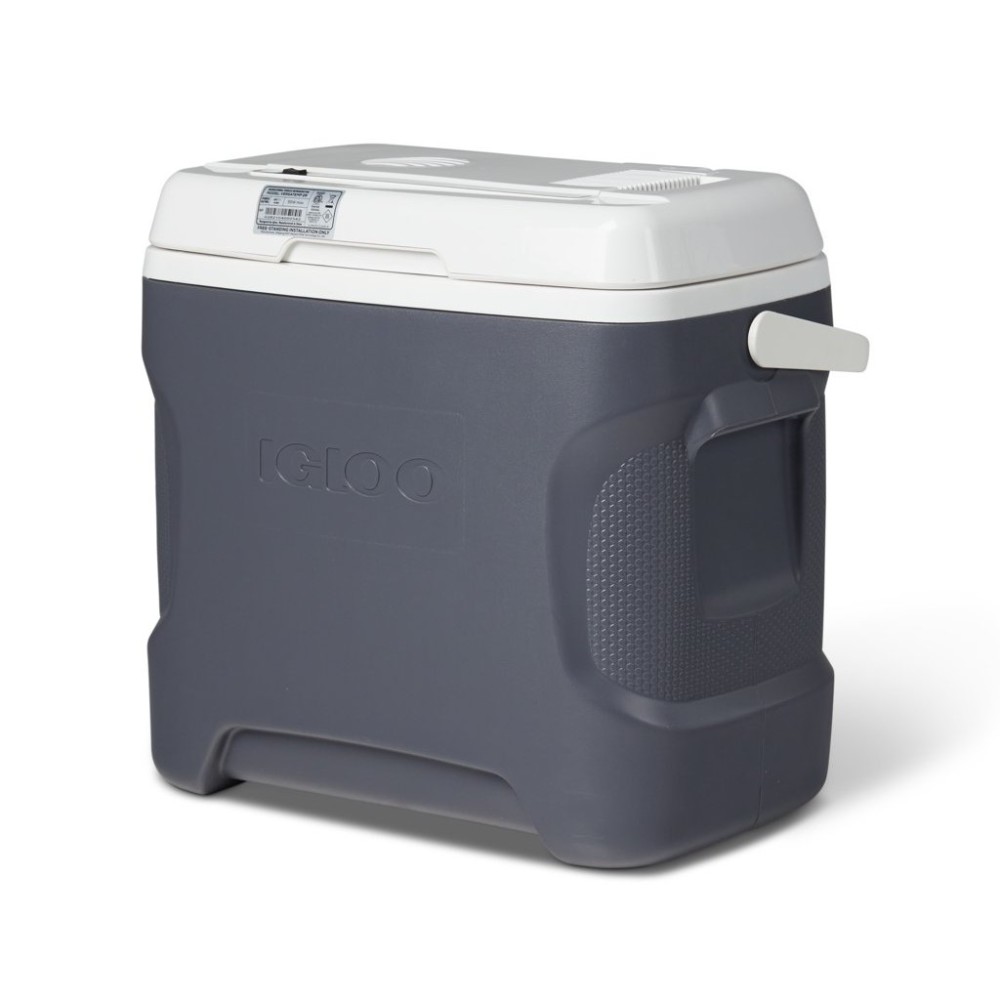 Igloo Versatemp Thermoelectric Hard Cooler Carbonite/White 28qt - Ascmtools