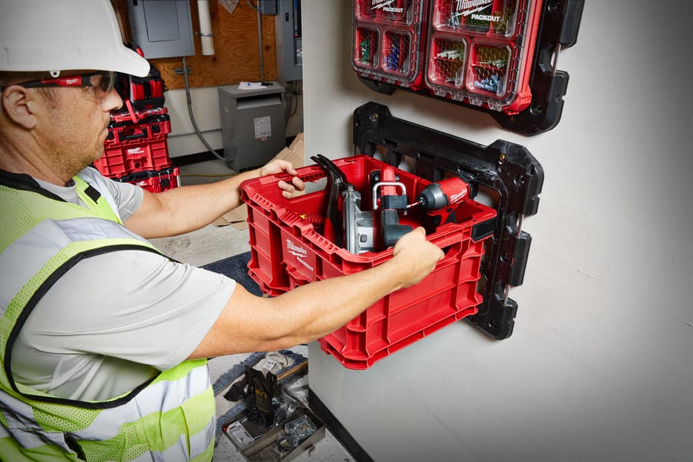 Milwaukee PACKOUT Crate and Mounting Plate Bundle - Ascmtools