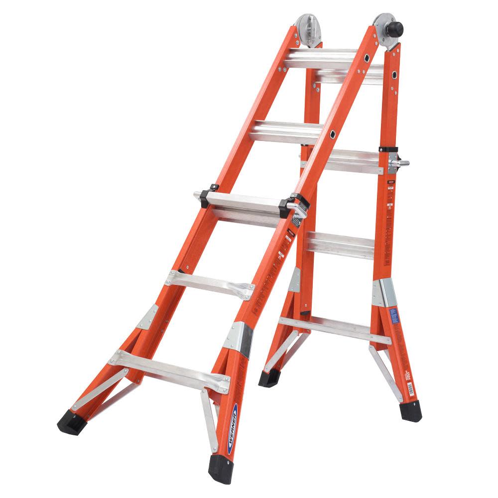 Werner 13′ Fiberglass Multi-Ladder 300lb rated - Ascmtools