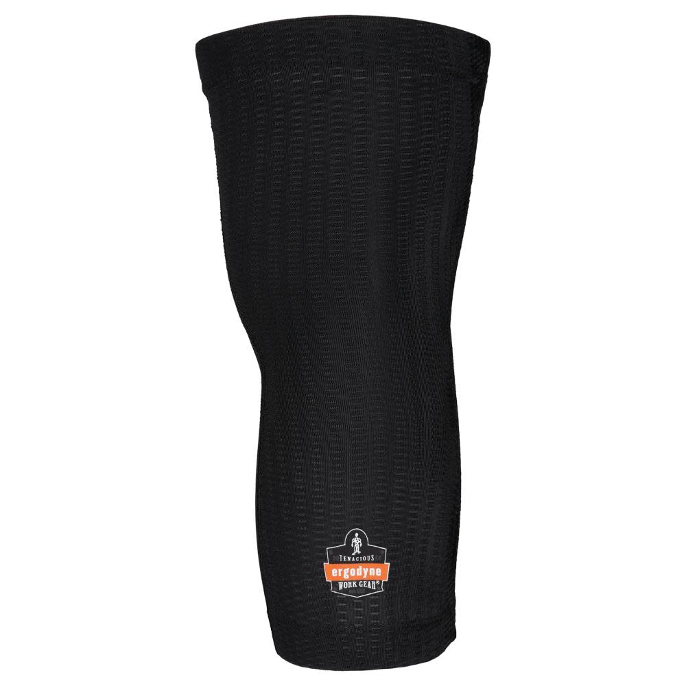 Ergodyne ProFlex 550 Padded Knee Sleeve 3 Layer Foam Cap Black S/M - Ascmtools
