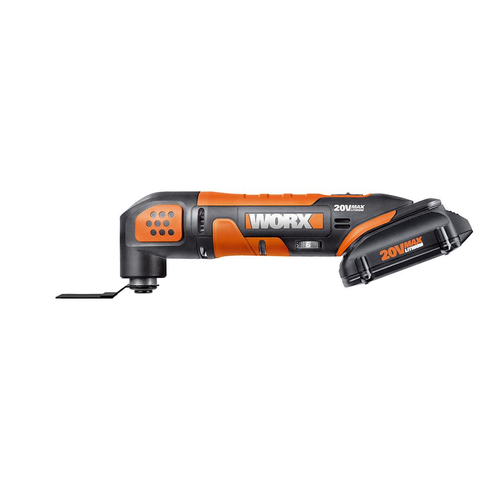 Worx 11-Piece Cordless 20-Volt Oscillating Tool Kit - Ascmtools