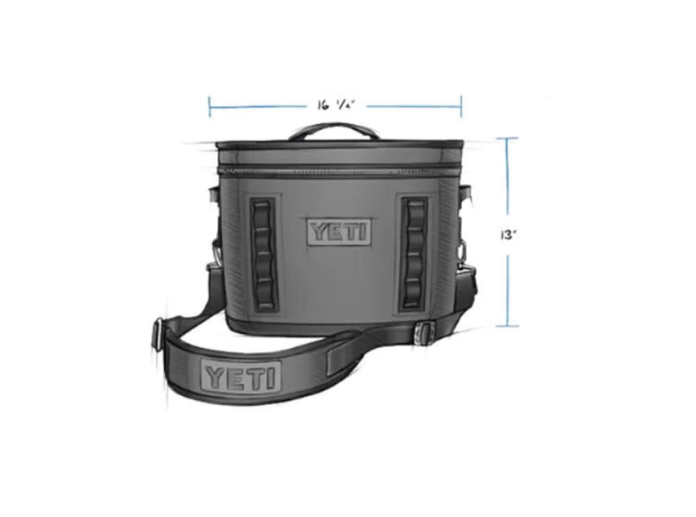Yeti Hopper Flip 18 Soft Cooler Charcoal - Ascmtools
