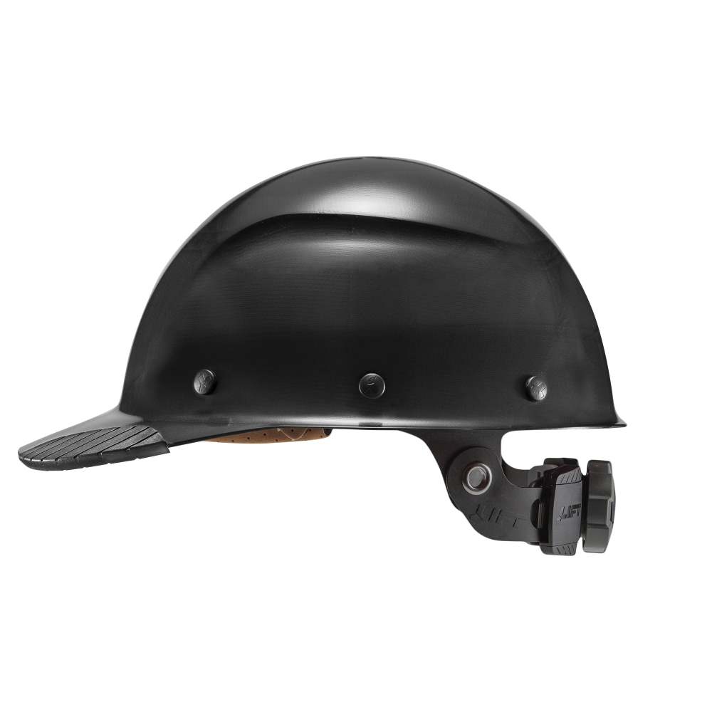 Lift Safety Hard Hat DAX Matte Black Fiber Resin Cap Style - Ascmtools