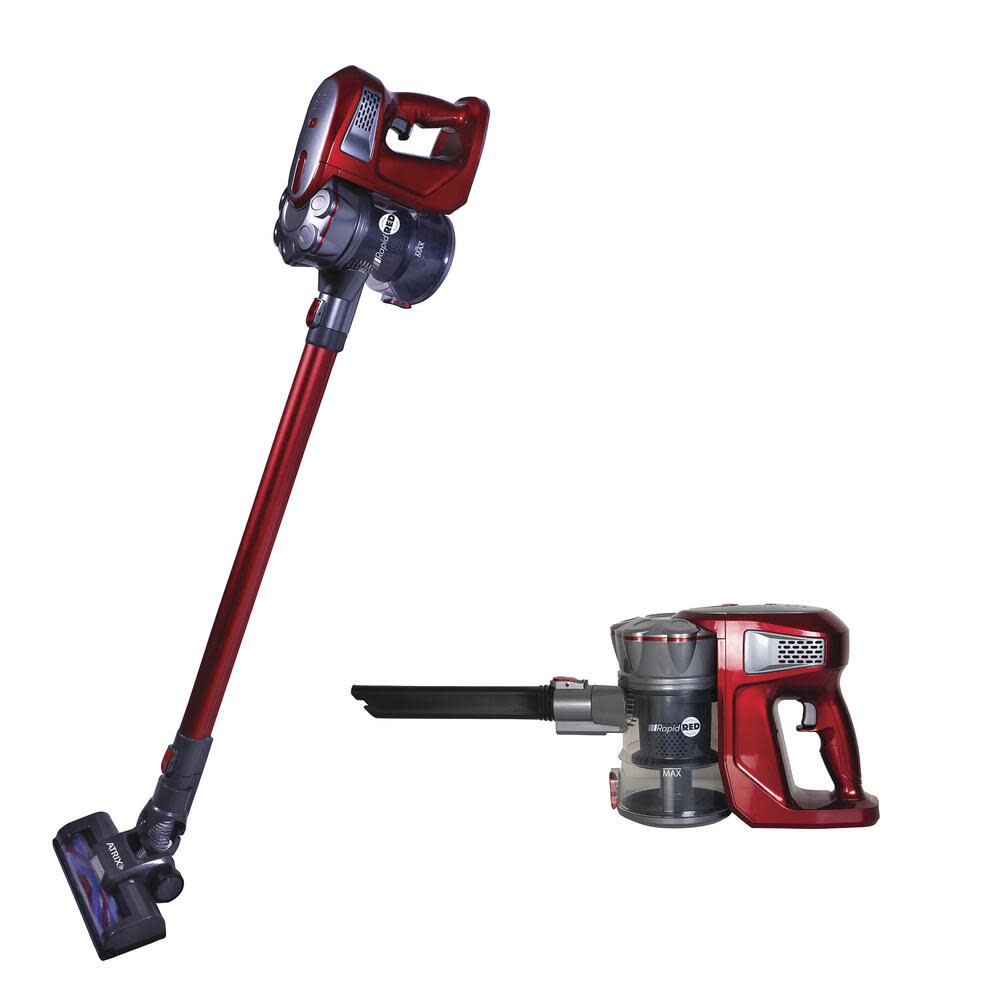 Atrix International Rapid Red Vacuum Cleaner Cordless Stick - Ascmtools