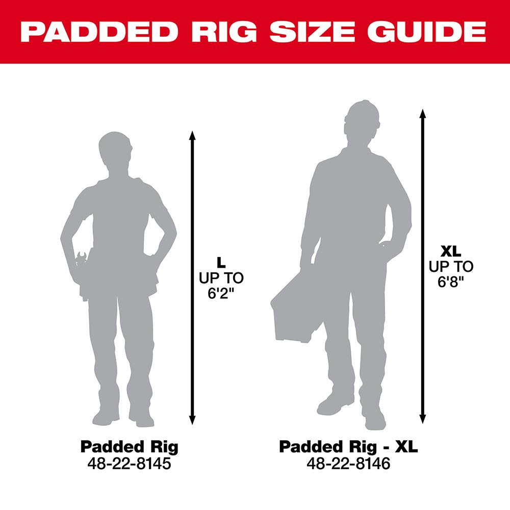 Milwaukee XL Padded Suspension Rig - Ascmtools