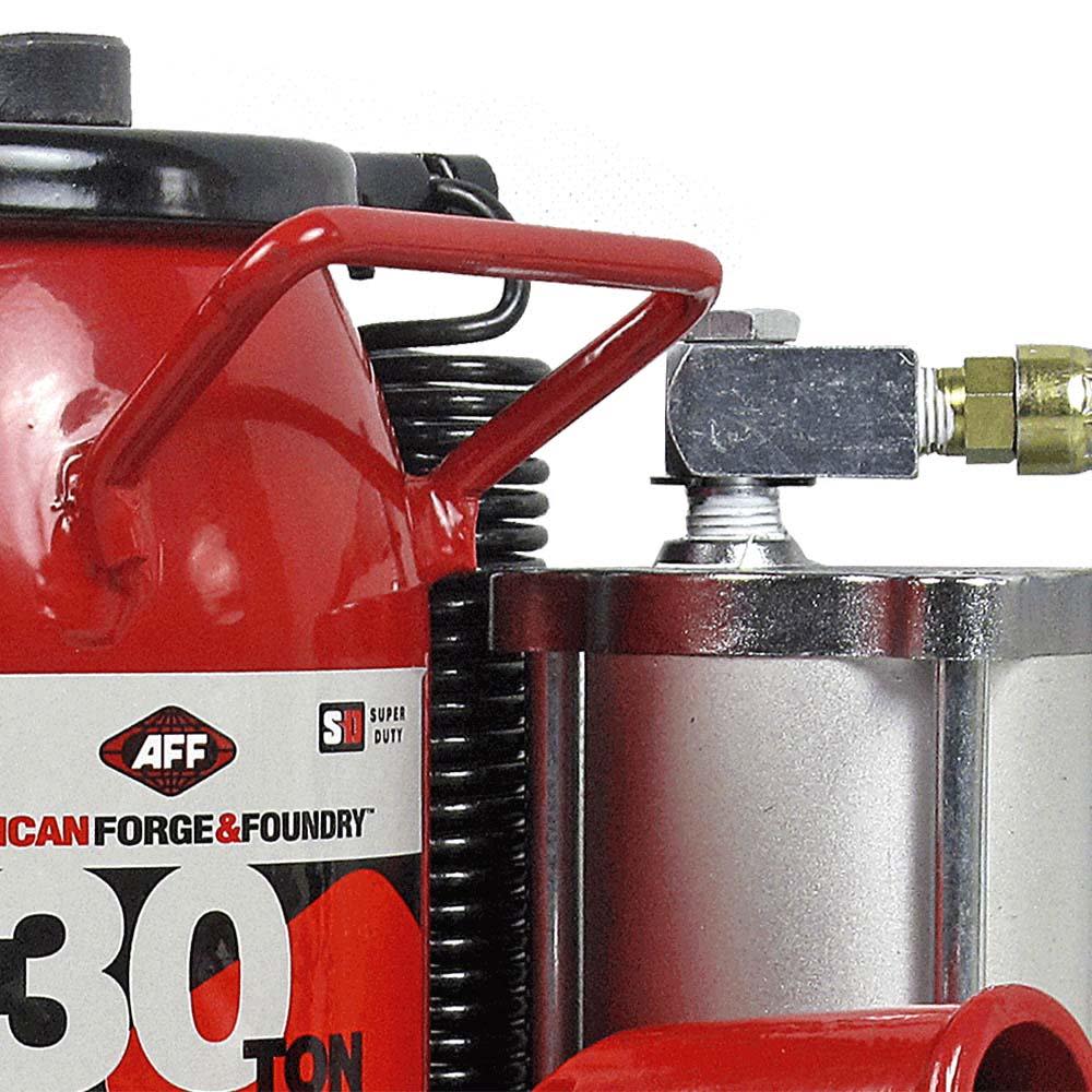 American Forge Durable 30 Ton Air/Hydraulic Bottle Jack - Ascmtools