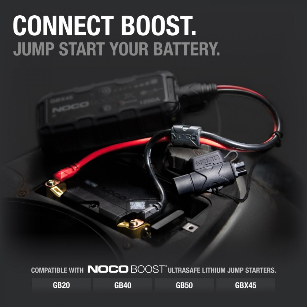 Noco Heavy Duty Boost Battery Eyelet Cable with X Connect Adapter - Ascmtools
