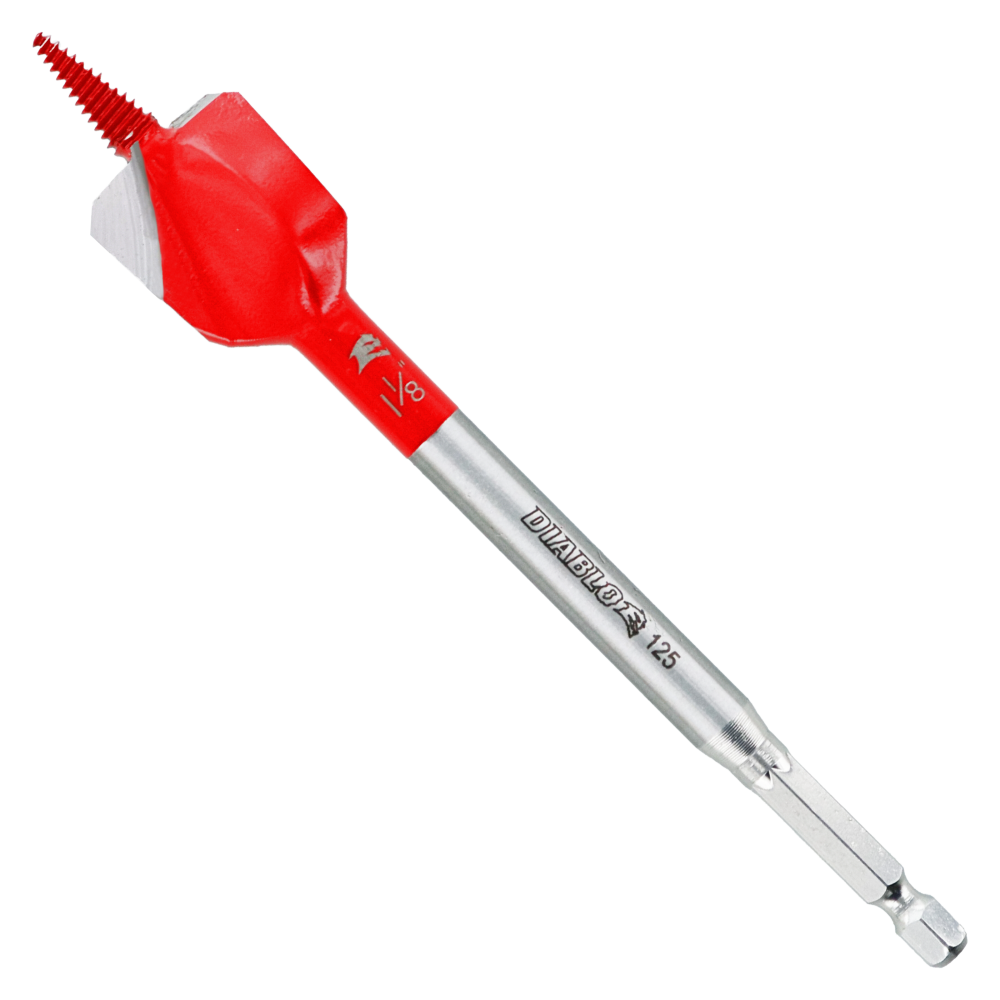 Diablo Tools 1 1/8″x6″ Demo Demon Spade Bit for Nail Embedded Wood - Ascmtools